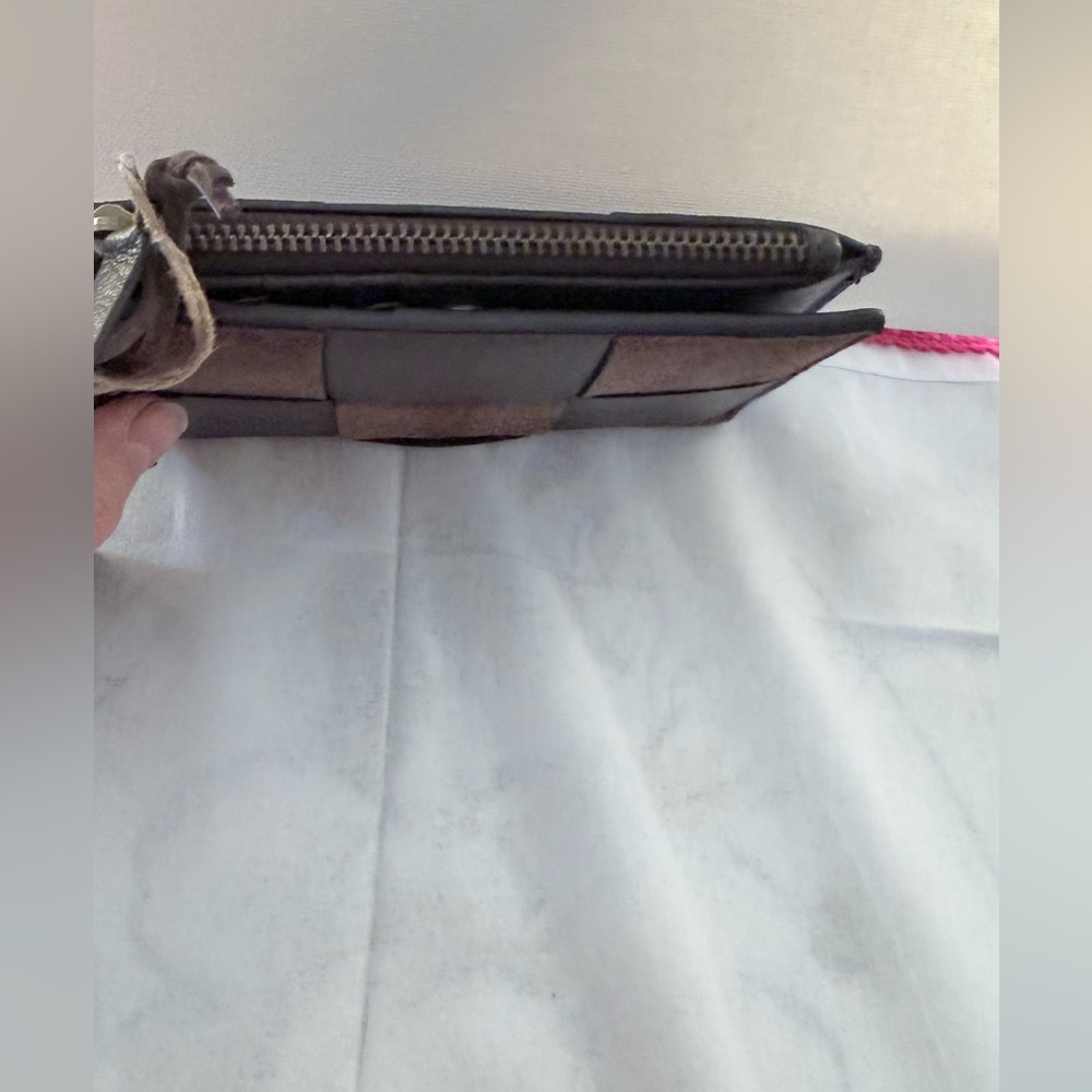 Genuine Leather Brown wallet unisex Bag - Picture 7 of 12